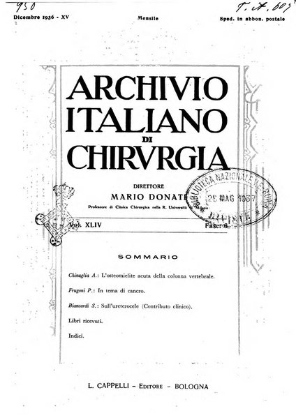 Archivio italiano di chirurgia