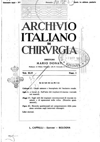 Archivio italiano di chirurgia