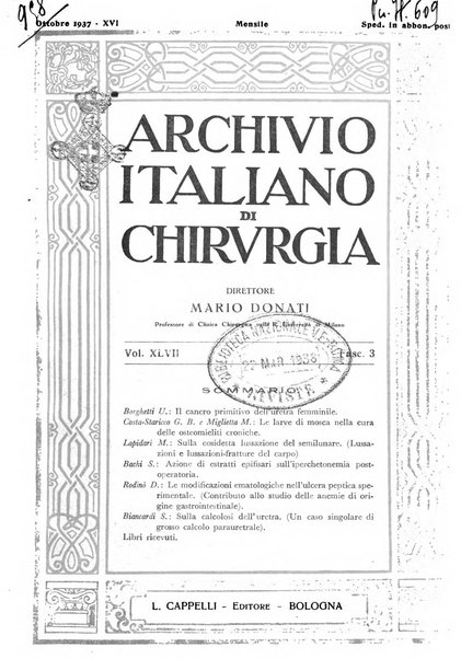 Archivio italiano di chirurgia