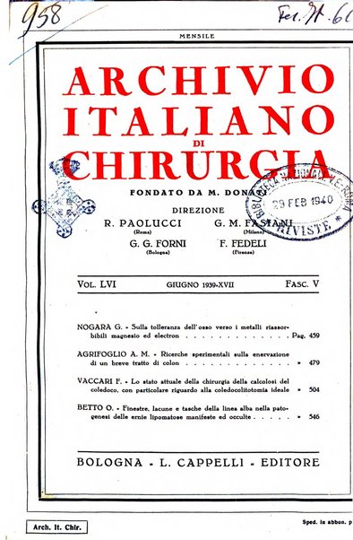 Archivio italiano di chirurgia