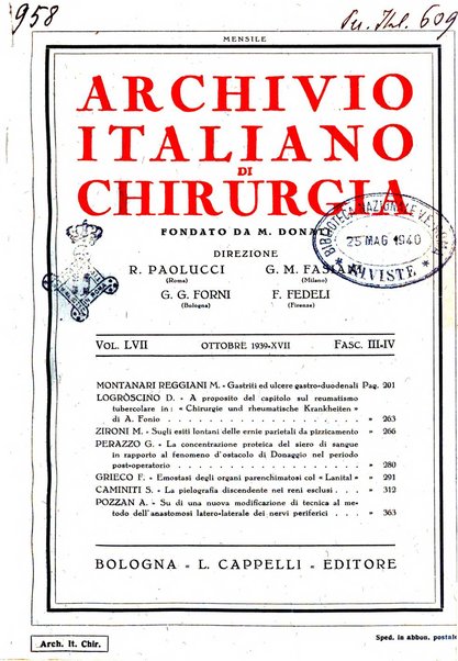 Archivio italiano di chirurgia