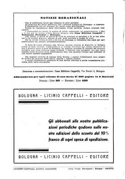 Archivio italiano di chirurgia