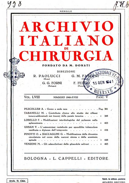 Archivio italiano di chirurgia