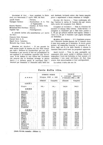 L'industria saccarifera italiana Bollettino mensile del Consorzio nazionale produttori zucchero e dell'Associazione italiana delle industrie dello zucchero e dell'alcool