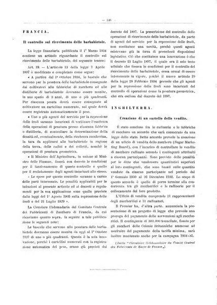 L'industria saccarifera italiana Bollettino mensile del Consorzio nazionale produttori zucchero e dell'Associazione italiana delle industrie dello zucchero e dell'alcool