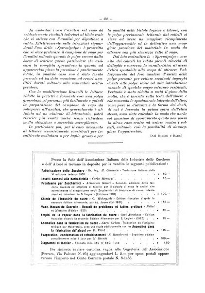 L'industria saccarifera italiana Bollettino mensile del Consorzio nazionale produttori zucchero e dell'Associazione italiana delle industrie dello zucchero e dell'alcool