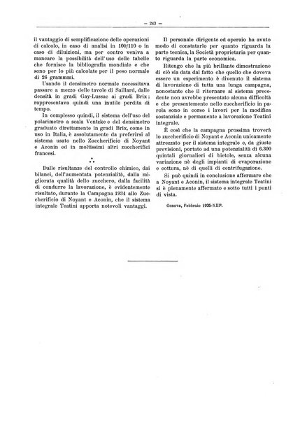 L'industria saccarifera italiana Bollettino mensile del Consorzio nazionale produttori zucchero e dell'Associazione italiana delle industrie dello zucchero e dell'alcool