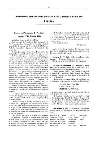 L'industria saccarifera italiana Bollettino mensile del Consorzio nazionale produttori zucchero e dell'Associazione italiana delle industrie dello zucchero e dell'alcool