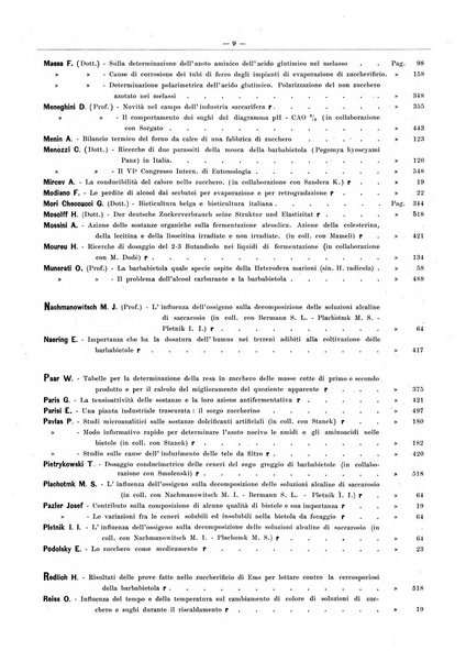 L'industria saccarifera italiana Bollettino mensile del Consorzio nazionale produttori zucchero e dell'Associazione italiana delle industrie dello zucchero e dell'alcool