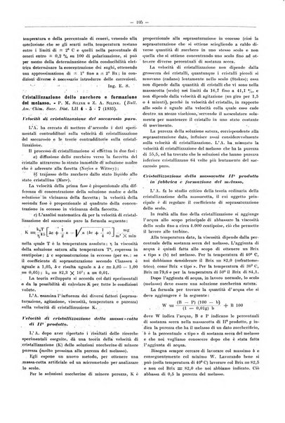 L'industria saccarifera italiana Bollettino mensile del Consorzio nazionale produttori zucchero e dell'Associazione italiana delle industrie dello zucchero e dell'alcool