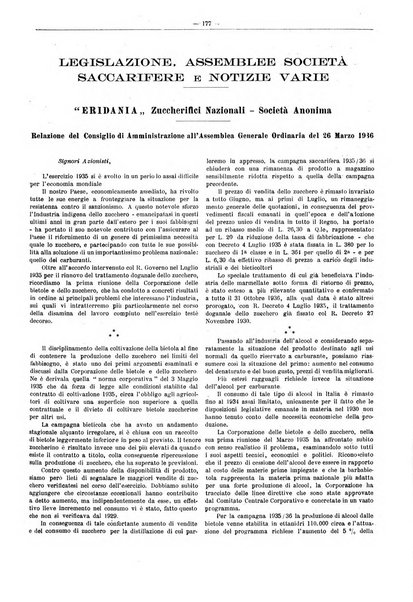 L'industria saccarifera italiana Bollettino mensile del Consorzio nazionale produttori zucchero e dell'Associazione italiana delle industrie dello zucchero e dell'alcool