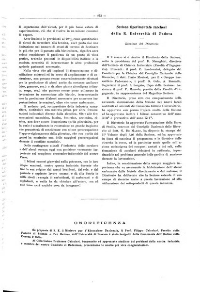 L'industria saccarifera italiana Bollettino mensile del Consorzio nazionale produttori zucchero e dell'Associazione italiana delle industrie dello zucchero e dell'alcool