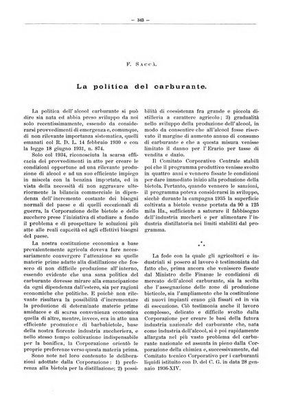 L'industria saccarifera italiana Bollettino mensile del Consorzio nazionale produttori zucchero e dell'Associazione italiana delle industrie dello zucchero e dell'alcool