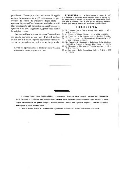 L'industria saccarifera italiana Bollettino mensile del Consorzio nazionale produttori zucchero e dell'Associazione italiana delle industrie dello zucchero e dell'alcool