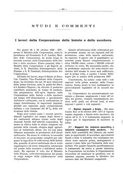 L'industria saccarifera italiana Bollettino mensile del Consorzio nazionale produttori zucchero e dell'Associazione italiana delle industrie dello zucchero e dell'alcool