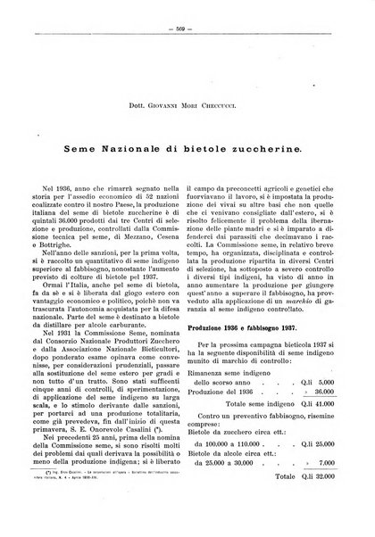 L'industria saccarifera italiana Bollettino mensile del Consorzio nazionale produttori zucchero e dell'Associazione italiana delle industrie dello zucchero e dell'alcool