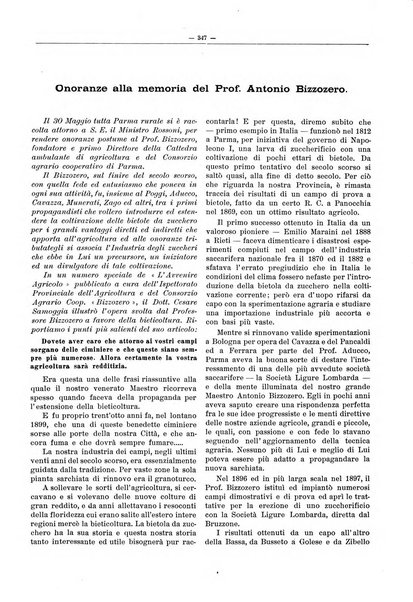 L'industria saccarifera italiana Bollettino mensile del Consorzio nazionale produttori zucchero e dell'Associazione italiana delle industrie dello zucchero e dell'alcool