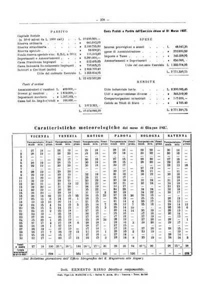 L'industria saccarifera italiana Bollettino mensile del Consorzio nazionale produttori zucchero e dell'Associazione italiana delle industrie dello zucchero e dell'alcool