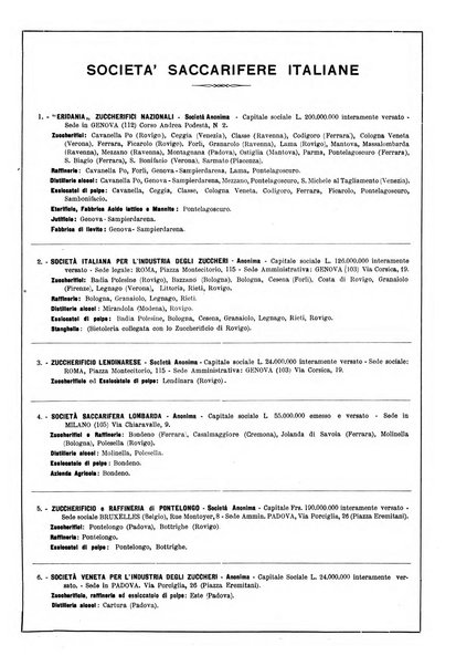 L'industria saccarifera italiana Bollettino mensile del Consorzio nazionale produttori zucchero e dell'Associazione italiana delle industrie dello zucchero e dell'alcool