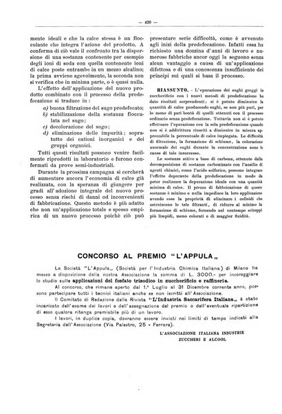 L'industria saccarifera italiana Bollettino mensile del Consorzio nazionale produttori zucchero e dell'Associazione italiana delle industrie dello zucchero e dell'alcool