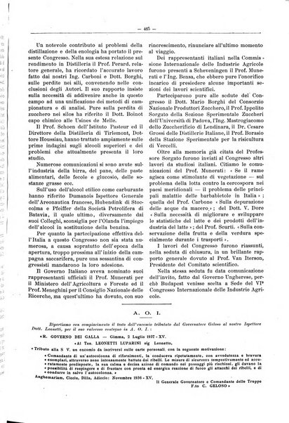 L'industria saccarifera italiana Bollettino mensile del Consorzio nazionale produttori zucchero e dell'Associazione italiana delle industrie dello zucchero e dell'alcool