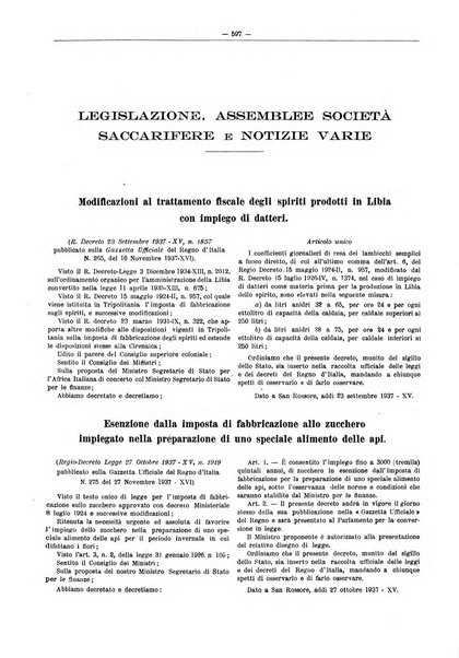 L'industria saccarifera italiana Bollettino mensile del Consorzio nazionale produttori zucchero e dell'Associazione italiana delle industrie dello zucchero e dell'alcool