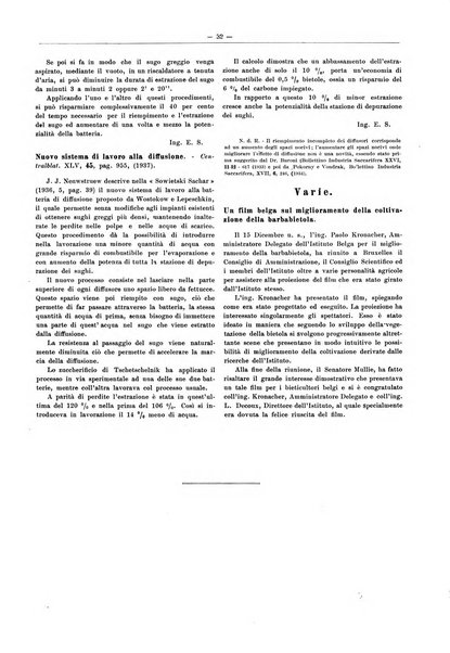 L'industria saccarifera italiana Bollettino mensile del Consorzio nazionale produttori zucchero e dell'Associazione italiana delle industrie dello zucchero e dell'alcool