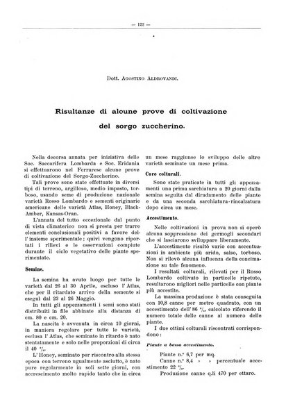 L'industria saccarifera italiana Bollettino mensile del Consorzio nazionale produttori zucchero e dell'Associazione italiana delle industrie dello zucchero e dell'alcool