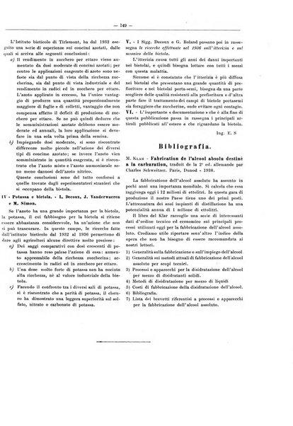 L'industria saccarifera italiana Bollettino mensile del Consorzio nazionale produttori zucchero e dell'Associazione italiana delle industrie dello zucchero e dell'alcool