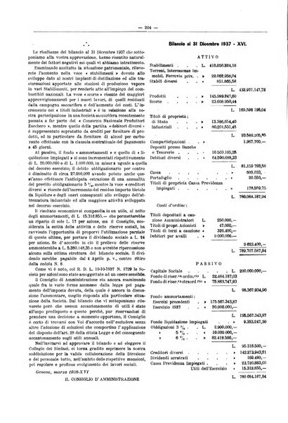 L'industria saccarifera italiana Bollettino mensile del Consorzio nazionale produttori zucchero e dell'Associazione italiana delle industrie dello zucchero e dell'alcool