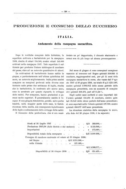 L'industria saccarifera italiana Bollettino mensile del Consorzio nazionale produttori zucchero e dell'Associazione italiana delle industrie dello zucchero e dell'alcool