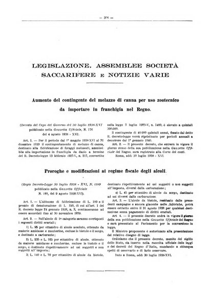 L'industria saccarifera italiana Bollettino mensile del Consorzio nazionale produttori zucchero e dell'Associazione italiana delle industrie dello zucchero e dell'alcool