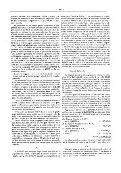 L'industria saccarifera italiana Bollettino mensile del Consorzio nazionale produttori zucchero e dell'Associazione italiana delle industrie dello zucchero e dell'alcool