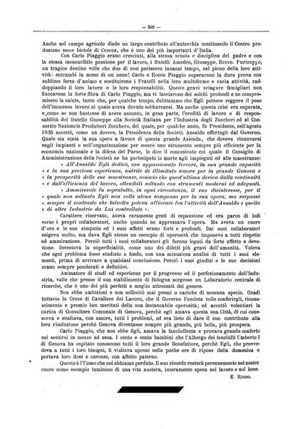 L'industria saccarifera italiana Bollettino mensile del Consorzio nazionale produttori zucchero e dell'Associazione italiana delle industrie dello zucchero e dell'alcool