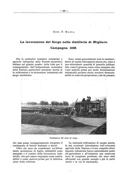 L'industria saccarifera italiana Bollettino mensile del Consorzio nazionale produttori zucchero e dell'Associazione italiana delle industrie dello zucchero e dell'alcool