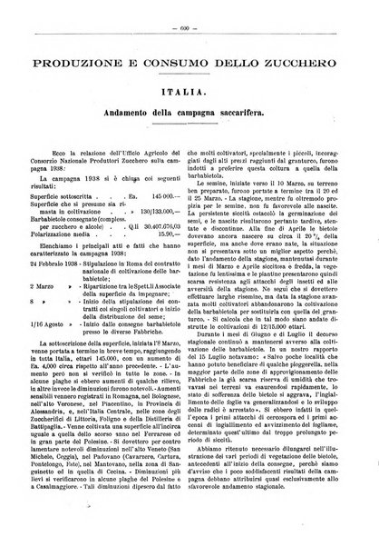 L'industria saccarifera italiana Bollettino mensile del Consorzio nazionale produttori zucchero e dell'Associazione italiana delle industrie dello zucchero e dell'alcool