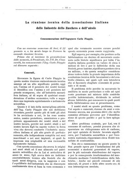 L'industria saccarifera italiana Bollettino mensile del Consorzio nazionale produttori zucchero e dell'Associazione italiana delle industrie dello zucchero e dell'alcool