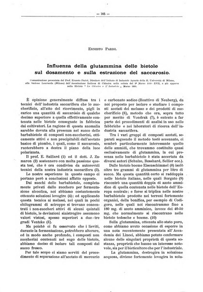 L'industria saccarifera italiana Bollettino mensile del Consorzio nazionale produttori zucchero e dell'Associazione italiana delle industrie dello zucchero e dell'alcool