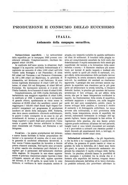 L'industria saccarifera italiana Bollettino mensile del Consorzio nazionale produttori zucchero e dell'Associazione italiana delle industrie dello zucchero e dell'alcool