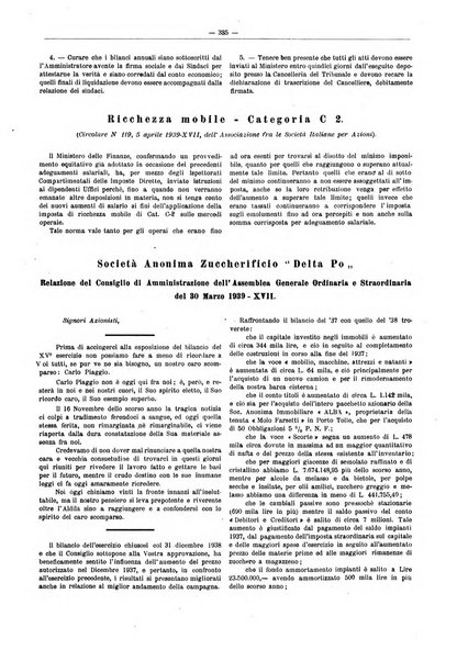 L'industria saccarifera italiana Bollettino mensile del Consorzio nazionale produttori zucchero e dell'Associazione italiana delle industrie dello zucchero e dell'alcool