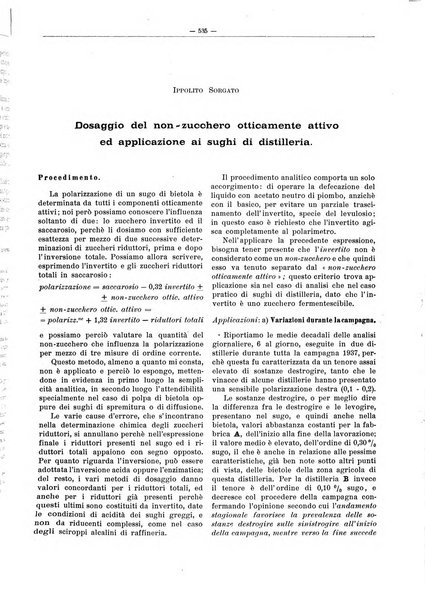 L'industria saccarifera italiana Bollettino mensile del Consorzio nazionale produttori zucchero e dell'Associazione italiana delle industrie dello zucchero e dell'alcool