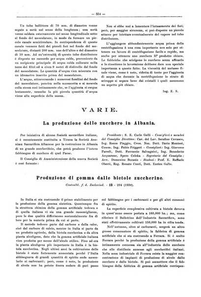 L'industria saccarifera italiana Bollettino mensile del Consorzio nazionale produttori zucchero e dell'Associazione italiana delle industrie dello zucchero e dell'alcool