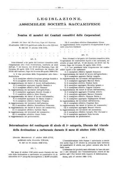 L'industria saccarifera italiana Bollettino mensile del Consorzio nazionale produttori zucchero e dell'Associazione italiana delle industrie dello zucchero e dell'alcool