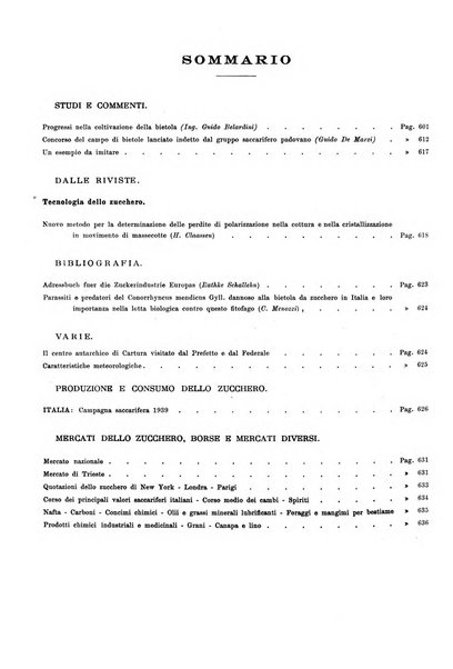 L'industria saccarifera italiana Bollettino mensile del Consorzio nazionale produttori zucchero e dell'Associazione italiana delle industrie dello zucchero e dell'alcool