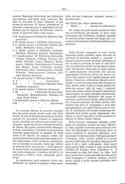 L'industria saccarifera italiana Bollettino mensile del Consorzio nazionale produttori zucchero e dell'Associazione italiana delle industrie dello zucchero e dell'alcool