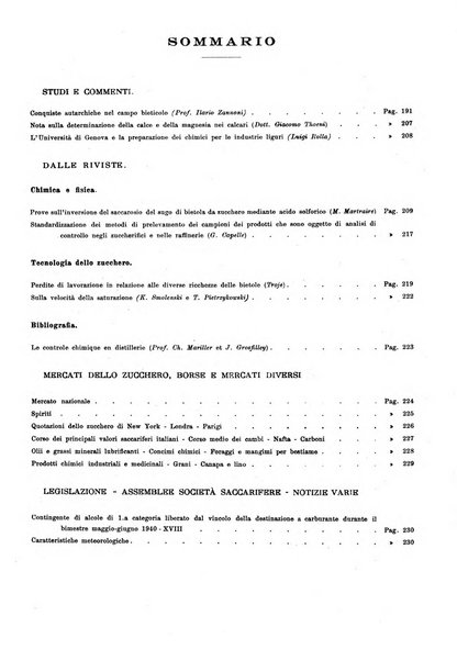 L'industria saccarifera italiana Bollettino mensile del Consorzio nazionale produttori zucchero e dell'Associazione italiana delle industrie dello zucchero e dell'alcool