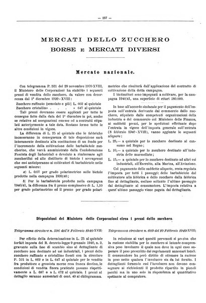 L'industria saccarifera italiana Bollettino mensile del Consorzio nazionale produttori zucchero e dell'Associazione italiana delle industrie dello zucchero e dell'alcool