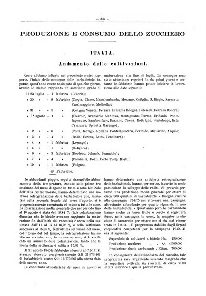 L'industria saccarifera italiana Bollettino mensile del Consorzio nazionale produttori zucchero e dell'Associazione italiana delle industrie dello zucchero e dell'alcool