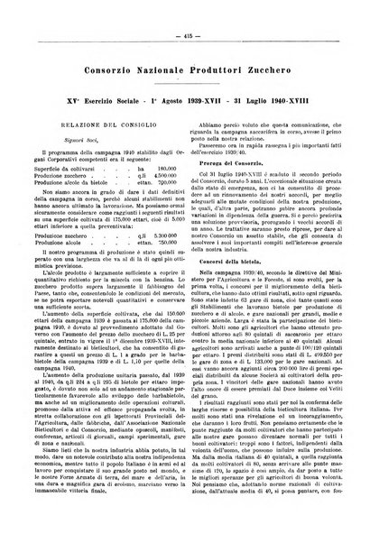 L'industria saccarifera italiana Bollettino mensile del Consorzio nazionale produttori zucchero e dell'Associazione italiana delle industrie dello zucchero e dell'alcool