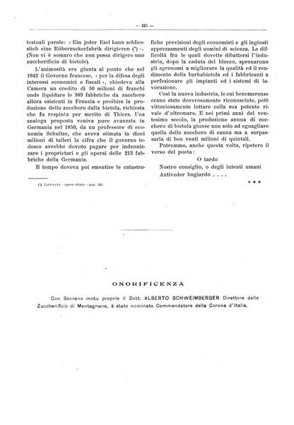 L'industria saccarifera italiana Bollettino mensile del Consorzio nazionale produttori zucchero e dell'Associazione italiana delle industrie dello zucchero e dell'alcool